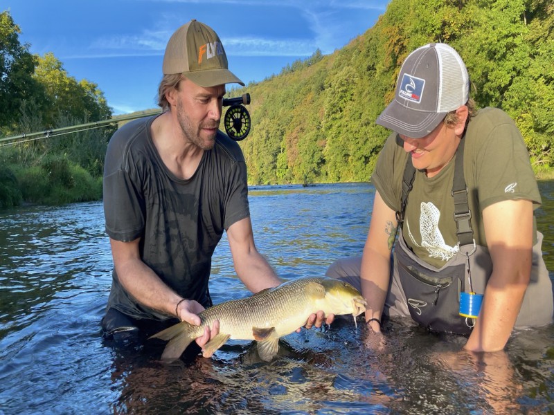 Guided Fly Fishing Tour for Trout, Barbel and Grayling